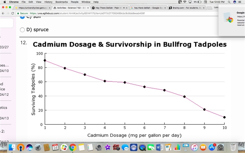 The LD 50 is a number scientists use in research to determine the dose of a toxin-example-1