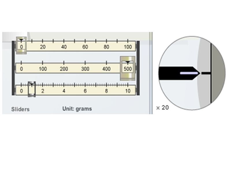 Based on the image, what is the mass of the object being measured? 500.1 grams 501.0 grams-example-1