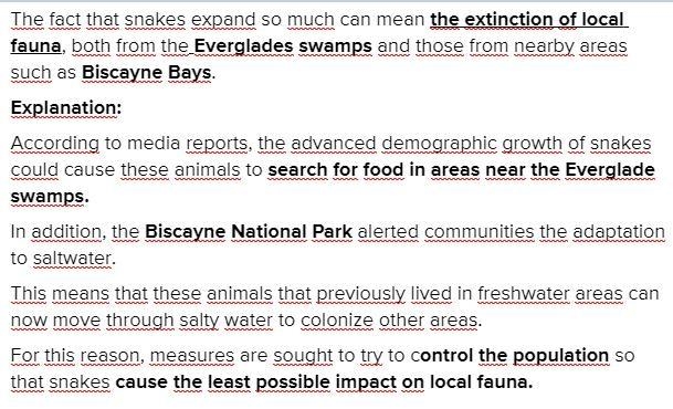 Why is it important to control Burmese python population in Everglades national park-example-1