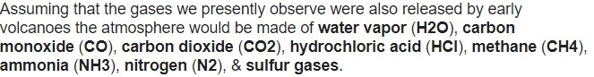 Which are the most common gases emitted by volcanoes-example-1