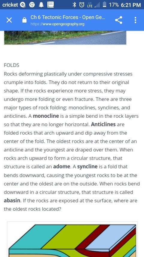 Which type of stress causes deformation that leads to earthquakes at converging plate-example-1