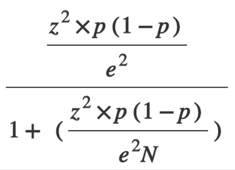 What is the sample size formula-example-1