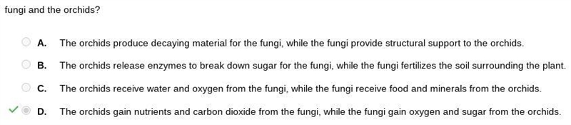 Fungi of the phylum Basidiomycota form mycorrhizal associations with orchids, a type-example-1