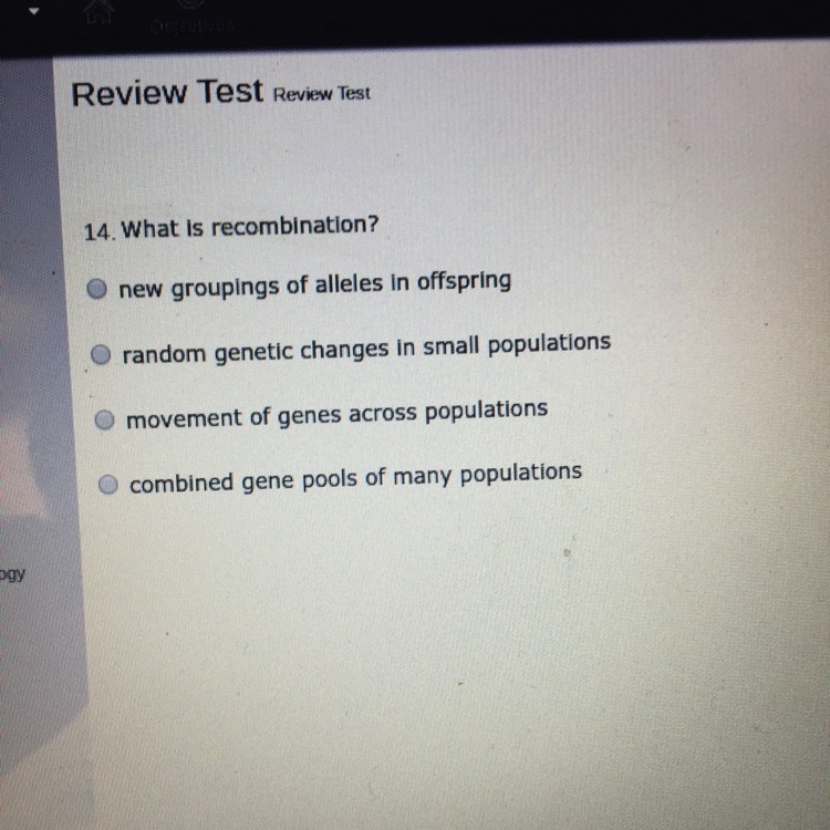 What is recombination?-example-1