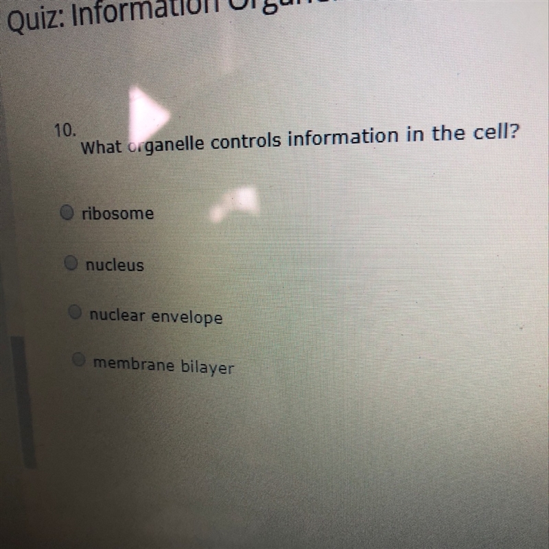 What cell part contains an organism’s genome-example-1