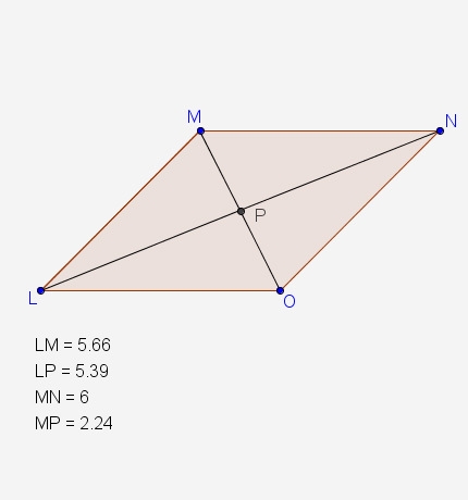 In the diagram, quadrilateral LMNO is a parallelogram. What is the length of NP?-example-1