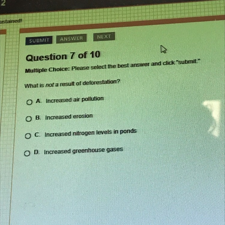 What is not a result of defrostation-example-1