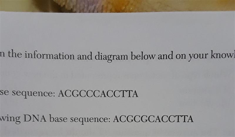 Which type of mutation is represented in the new gene 1. addition 2. deletion 3. inversion-example-1