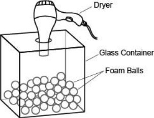 A teacher did an experiment to show the movement of particles in solids, liquids, and-example-1