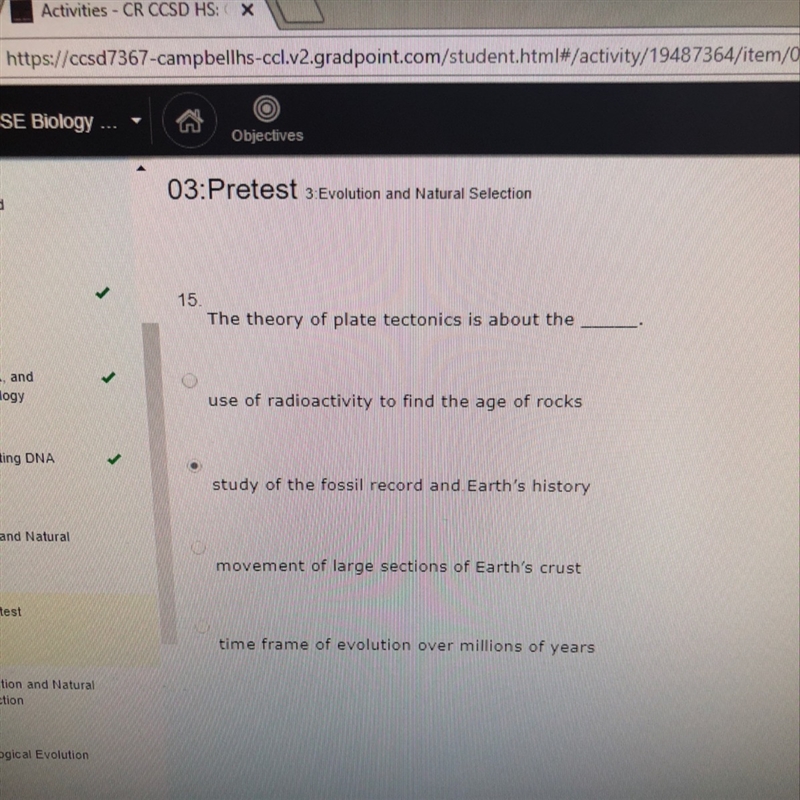 The theory of plate tectonics is about the ?-example-1