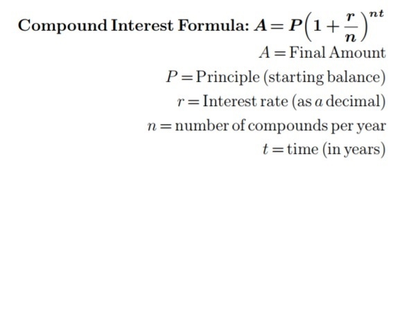 Fowler credit bank is offering 6.5 percent compounded daily on its savings accounts-example-1