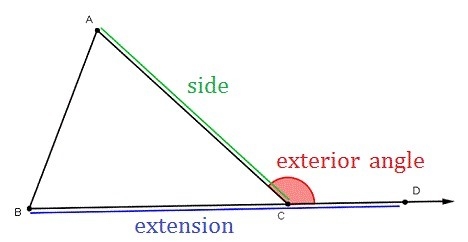 What is an exterior angle-example-1