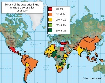 Where are most less-developed countries located? A.North America B.Eastern Hemisphere-example-1