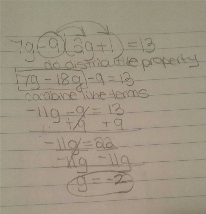 7g-9 ( 2g + 1 ) = 13-example-2