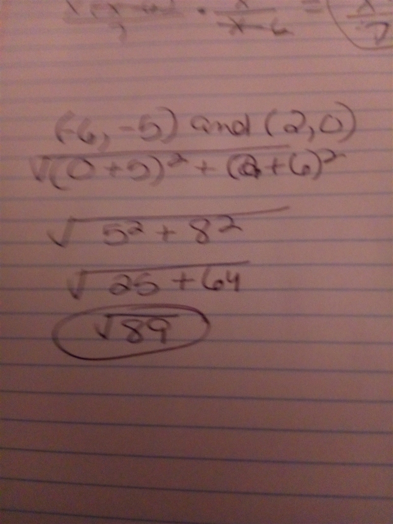 Whats the distance between -6,-5 and 2,0-example-1