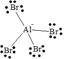 Indicate the lewis structure of the anion albr4- and determine its geometry.-example-1