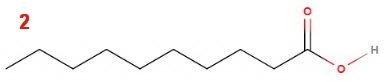 Draw the structure of capric acid, a 10-carbon saturated fatty acid.-example-2