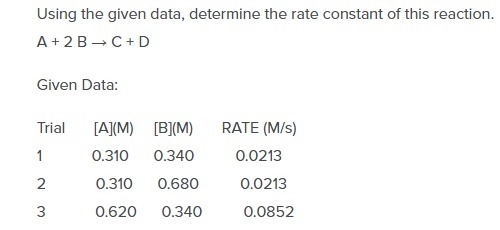 Using the given data, calculate the rate constant of this reaction.-example-1