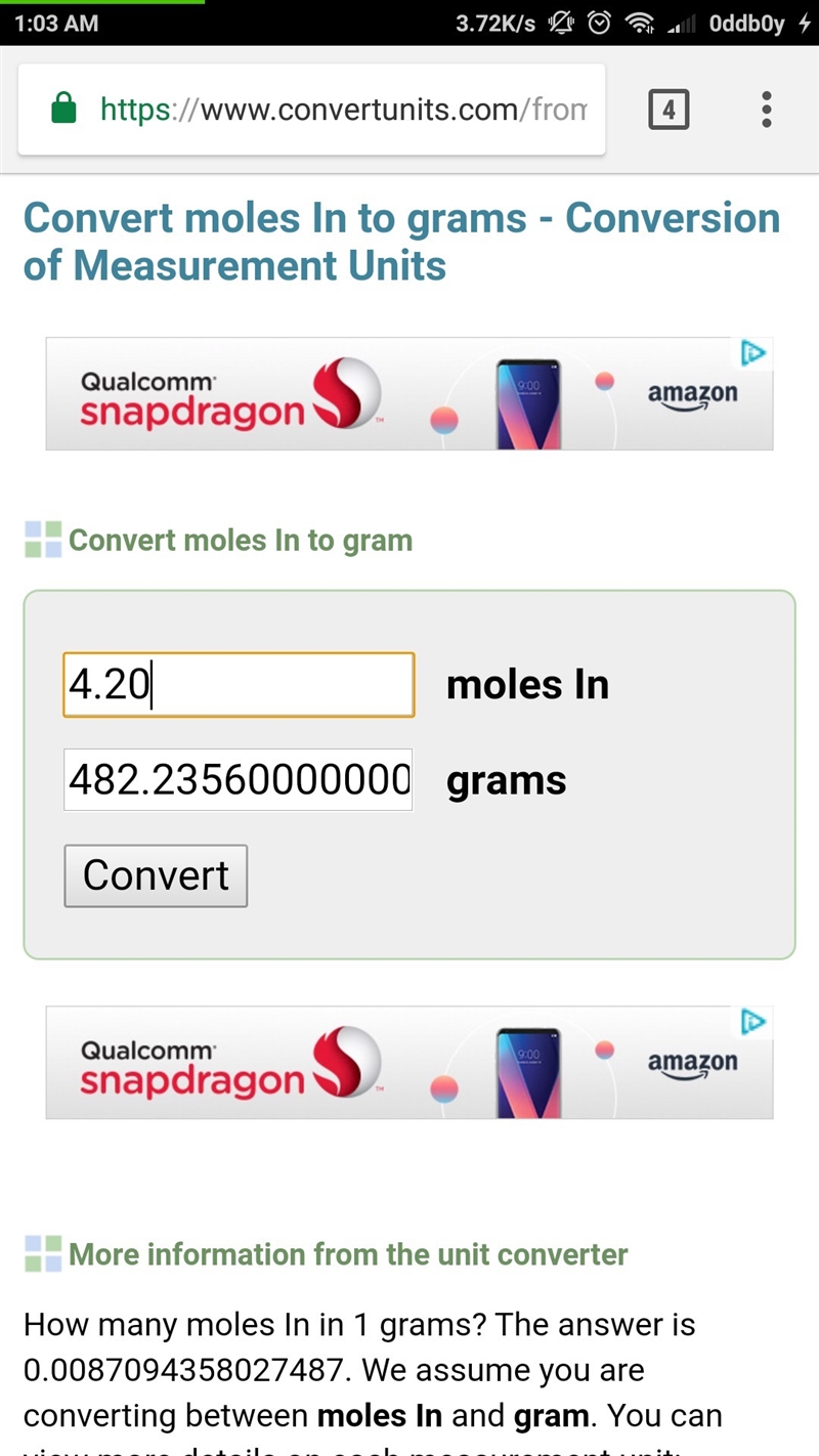 How many grams are in 4.20 mol of sodium chloride (nacl)? express your answer numerically-example-1