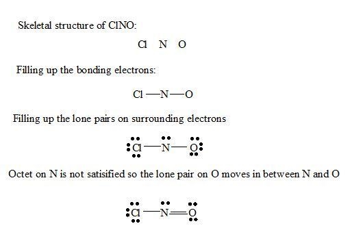 Predict the molecular geometry of clno (where n is the central atom).-example-1