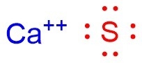 . how many lone pairs of electrons are present in the lewis structure of calcium sulfide-example-1