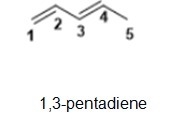 Give the structures of both 1,2 and 1,4 adducts resulting from reaction of 1 equivalent-example-1