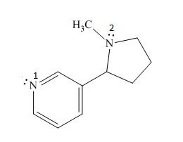 Nicotine is an addictive substance found in tobacco. Identify the hybridization state-example-1