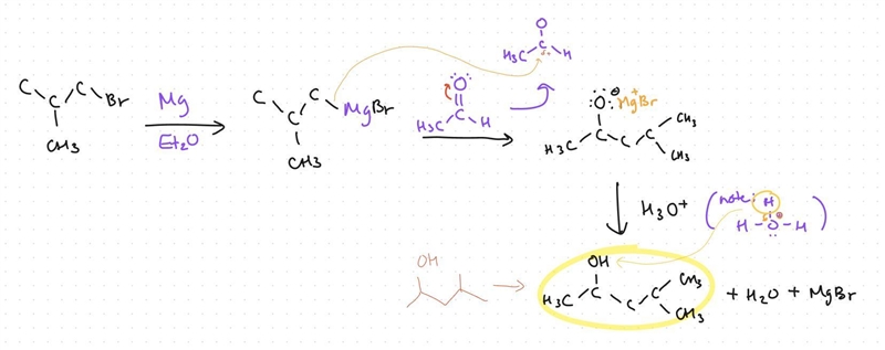 What organic product would be formed from the reaction of 1-bromo-2-methylpropane-example-1