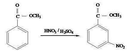 Using only the 1h nmr spectrum of the crude nitration product, determine if the product-example-1