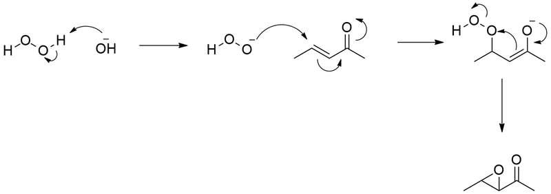 Treatment of an alpha,beta-unsaturated ketone with basic aqueous hydrogen peroxide-example-1