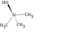 When sand is coated with a layer of trimethylhydroxysilane, (ch3)3sioh, it repels-example-1