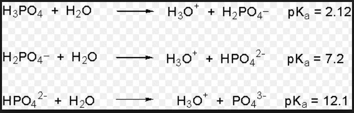 What are the primary chemical components present in a phosphate buffer at ph 7.4? H-example-1