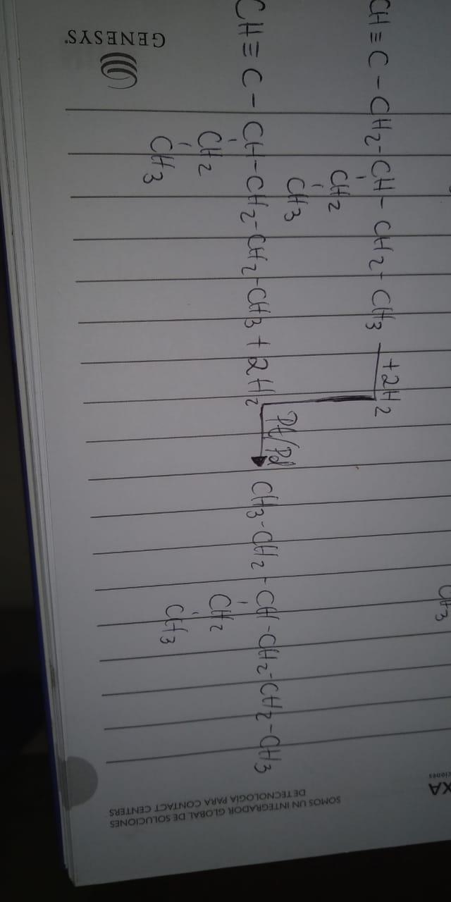 Draw a structural formula for an alkyne of molecular formula c8h14 that yields 3-ethylhexane-example-1