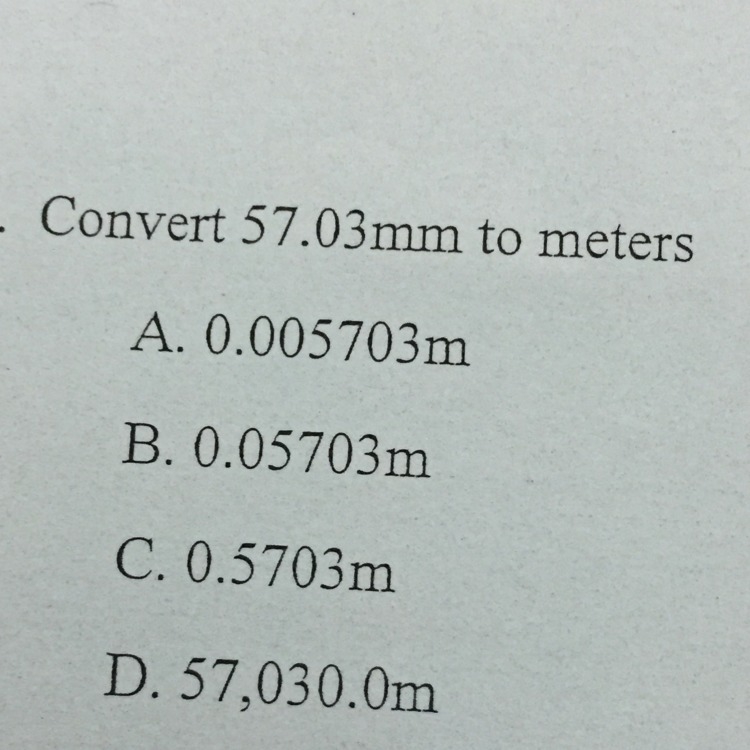 Convert 57.03mm to meters-example-1