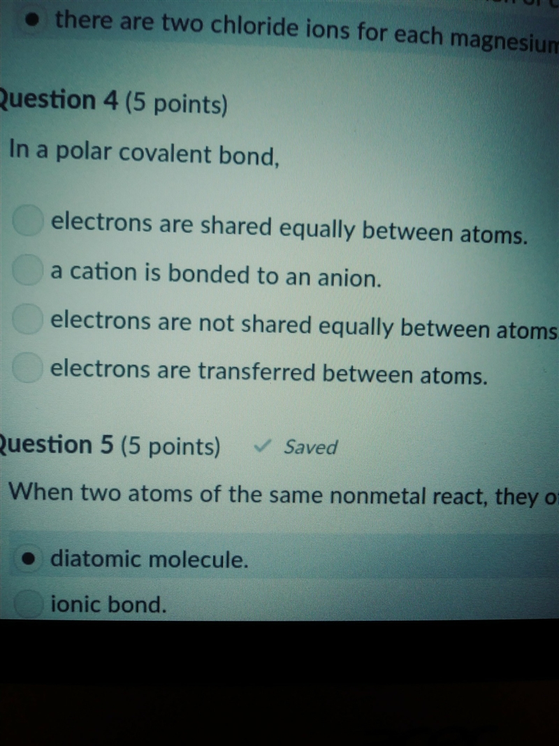 Q # 4 in a polar covalent bond-example-1