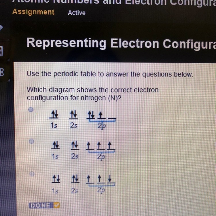 Use the periodic table to answer the questions below. Which diagram shows the correct-example-1