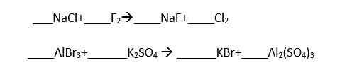 Balance the following chemical equations:-example-1