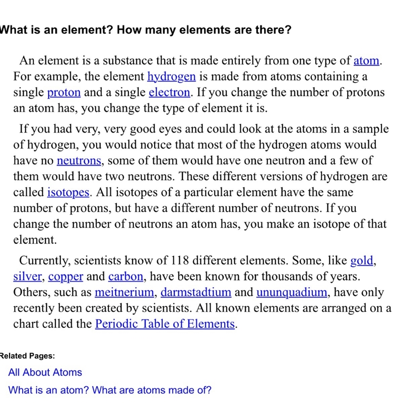 What's an element in science-example-1