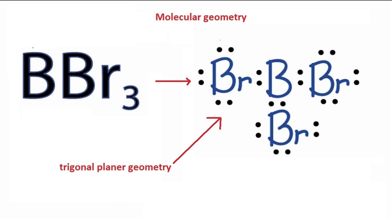 Write the Lewis structure for each molecule (octet rule not followed). A. BBr3 b. NO-example-1