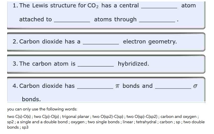 Part a use valence bond theory to devise a hybridization and bonding scheme for co-example-1