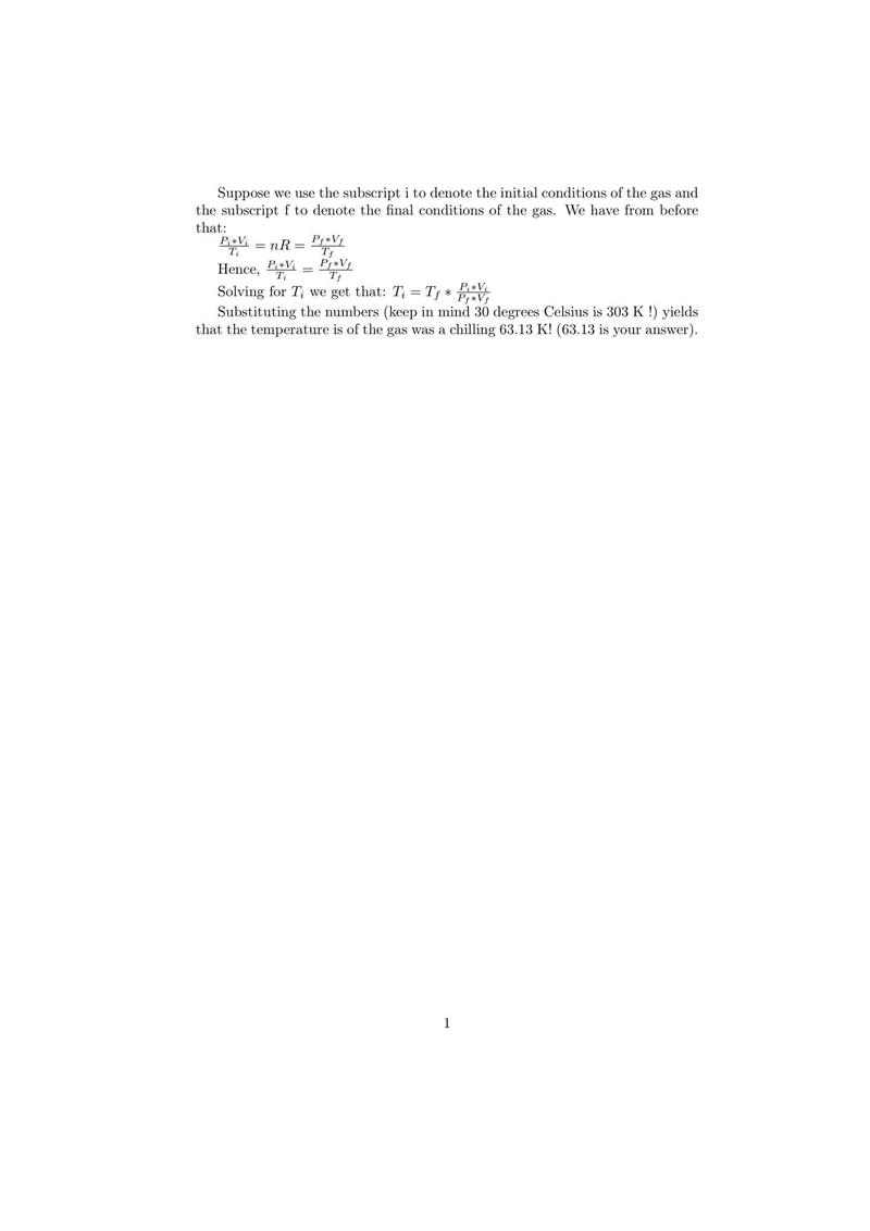 A sample of argon initially has a volume of 5.0 L and the pressure is 2 atm. If the-example-1