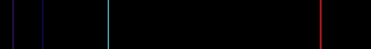 Explain how an Emission spectrum can be used to determine which element in a gas tube-example-1