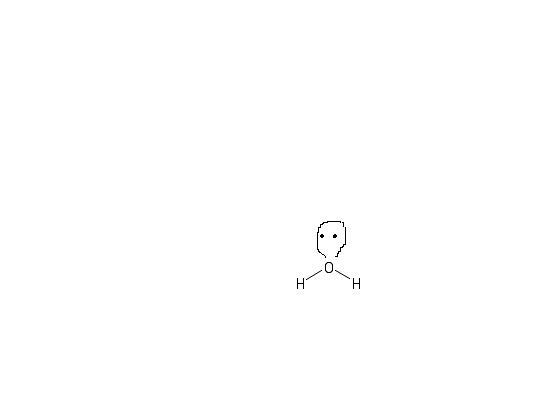 How does a lone pair contribute to molecular shape? A. It is too small to affect the-example-1