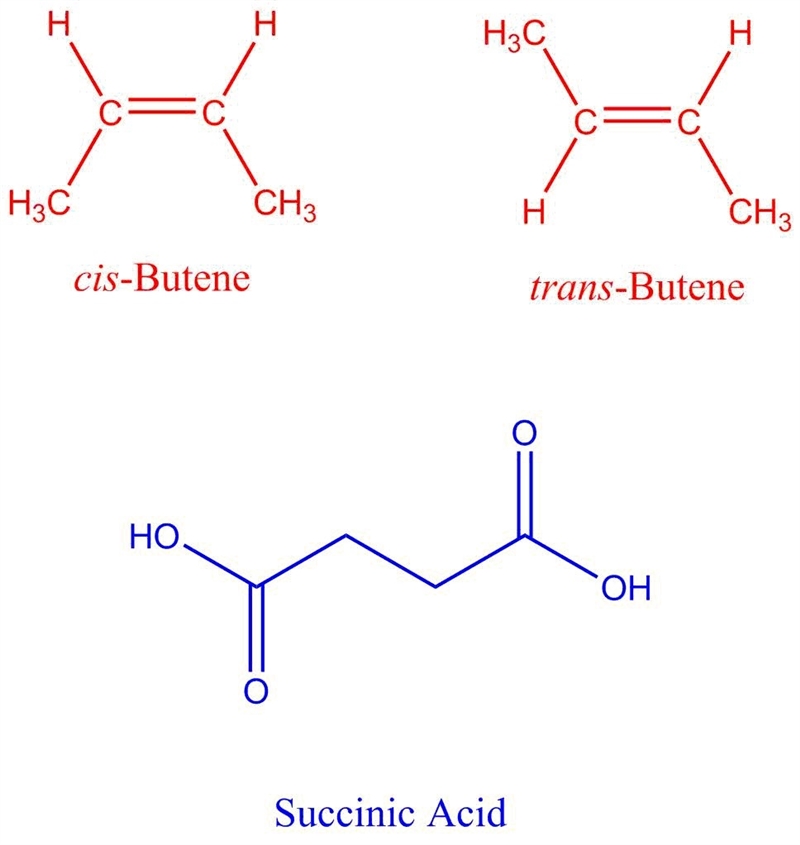 Why are cis and trans isomers of succinic acid impossible?-example-1