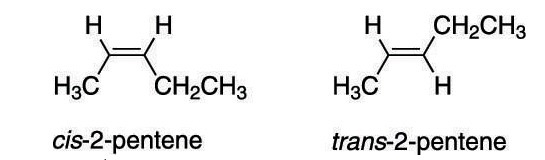 Which molecule is a stereoisomer of trans-2-pentene?-example-1