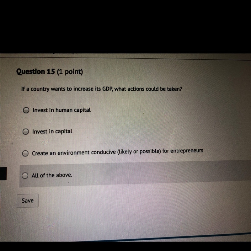 If a country wants to increase its GPA what actions could be taken-example-1