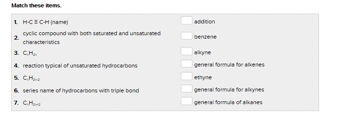 Check all correct statements concerning pentyne. contains 3 carbons contains 5 carbons-example-1