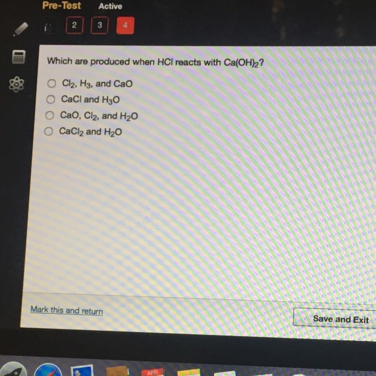 What are produced when HCI reacts with Ca(OH)2?-example-1