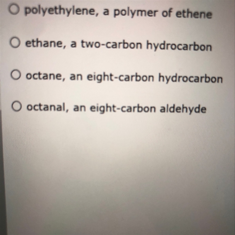 Which compound has the highest molar mass-example-1