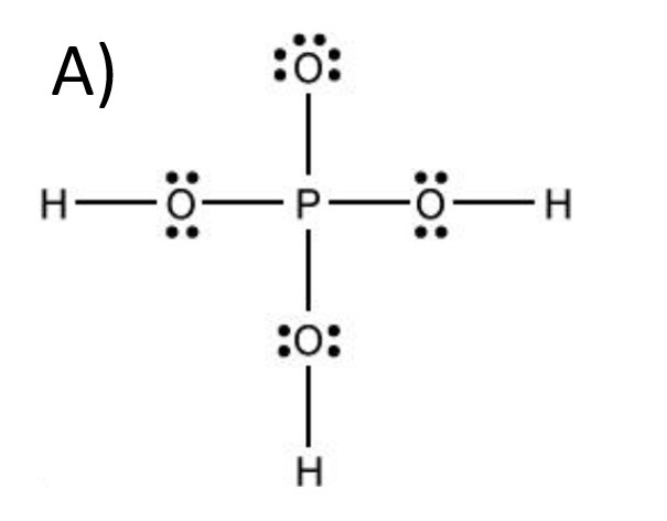 Which is the Lewis structure for H3PO4?-example-1